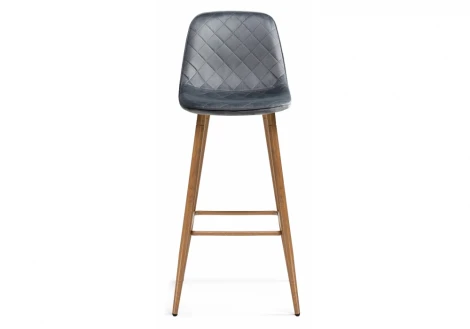 Барный стул capri dark gray / wood