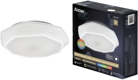 Светильник потолочный светодиодный диммируемый Ritter Mira 52338 3