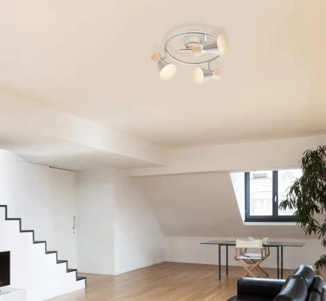 Спот на штанге Globo Aeron 54807-3 (220V, круглые)