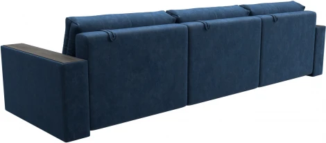 Диван прямой с декором Лига-049 НПБ Лонг Лига Диванов (Велюр) арт.128430