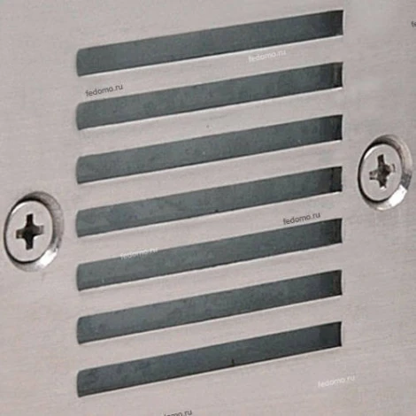 Светильник встраиваемый в стену уличный светодиодный Horoz Bronz, 1 лампа, никель с белым