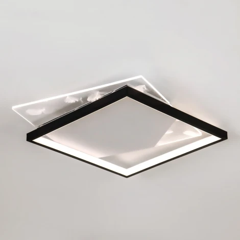 Потолочный светильник светодиодный с пультом с регулировкой цветовой температуры и яркости LED4U LED4U L1042-500 BK