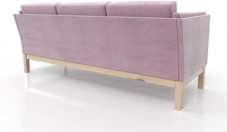 Диван Arsko Айверс Б сосна розовый шенилл