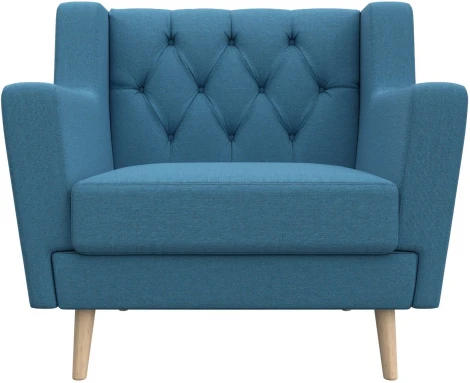 Кресло Брайтон Люкс (Голубой/Рогожка) Лига Диванов арт.125631