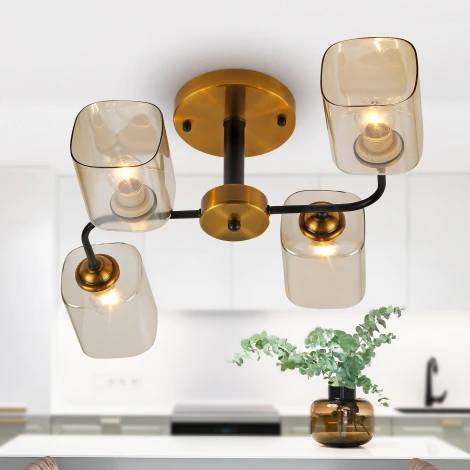 Потолочная люстра на штанге Rivoli Merula 9142-304