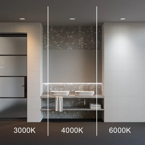 Встраиваемый светильник 18W Maytoni Okno DL056-18W3-4-6K-B (LED, 220V, IP44)