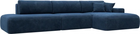Диван угловой Лига-036 НПБ Модерн Лонг правый угол Лига Диванов (Велюр) арт.127747