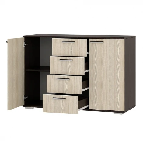 Комод БТС длинный Стандарт 2 NEW, венге/лоредо