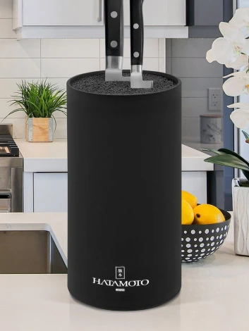 Подставка книверсальная для ножей COLOR PWBS-15D-BLK Hatamoto