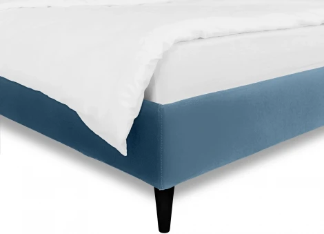 Кровать Queen II Sharlotta L 1600 ОГОГО (арт.577061), (Ткань/Голубой)