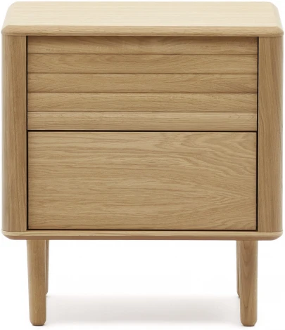 Lenon Тумбочка с 2 ящиками из шпона дуба 50 x 55 см La Forma (ex Julia Grup) арт.160929