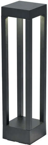 Наземный уличный светильник светодиодный Feron Лос-Анджелес 48451 DH802, 10W, AC/DC12-24V, низковольтный, 3000K, черный (IP54)