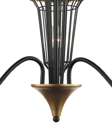 Подвесная люстра Lumien Hall Блис 4016/3P-BK-GD