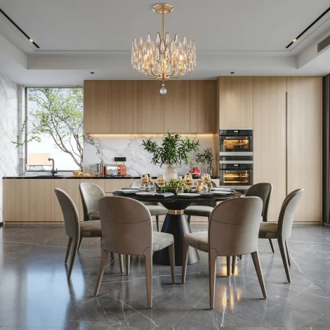 Подвесная люстра хрустальная на штанге Arte Milano Sorrento-2009 372009/5/250/400 GD (220V)