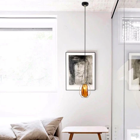 Подвесной светильник Gem Amber Imperiumloft Gem01 (101605-26) (220V, на проводе)