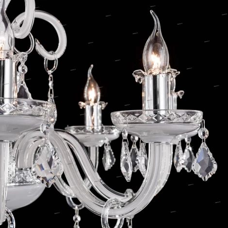 Подвесная люстра Citilux Марена CL352180 (220V, на цепи, подсвечник, свеча)