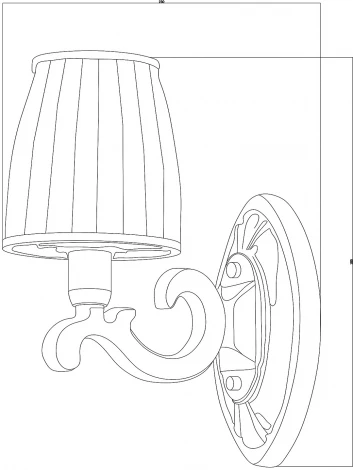 Бра Moderli Violetta V1130-1W