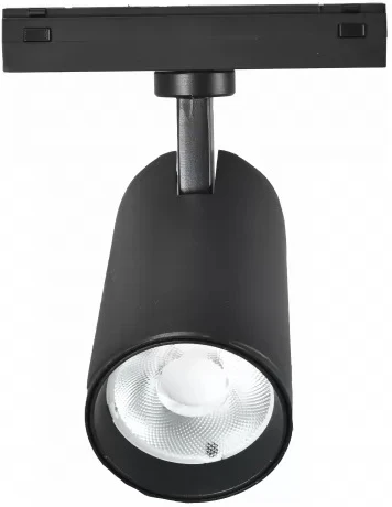 Трековый светильник магнитный 48V iLedex Vision48/25 4825-048-D70-20W-36DG-4000K-BK (круглые)