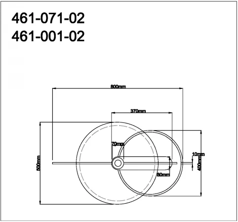 Настенный светильник 461-001-02 Velante (LED, 220V, пульт управления, круглые, кольцо)