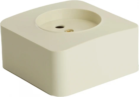 Розетка без заземления (слоновая кость) Stekker София 49484