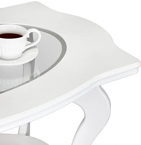 Стол журнальный Берже 1С белый ясень от фабрики Mebelik