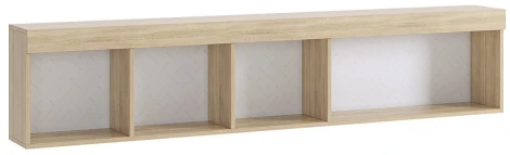 Энерджи Полка Mebelson (ЛДСП/Дуб сонома,Белый) арт.MDE-04.1623