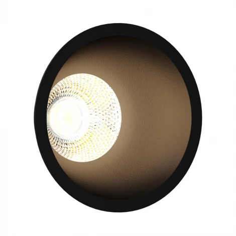 Светильник встраиваемый светодиодный Italline IT06-6025 black 3000K