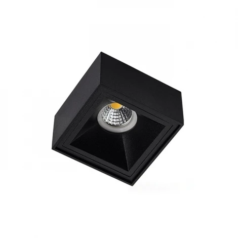 Встраиваемый точечный светильник Megalight M01 M01-1018 black (220V, куб)