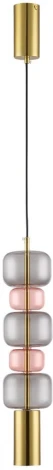 Подвесной светильник Lumion Verona 6504/1A бронза, розовый, серый GU10 50W 220V (на проводе)