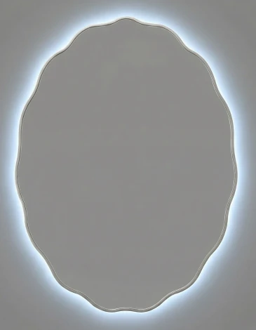 Fancy Oval LED Silver Зеркало в раме с подсветкой Art-Zerkalo SM193LSL 13909