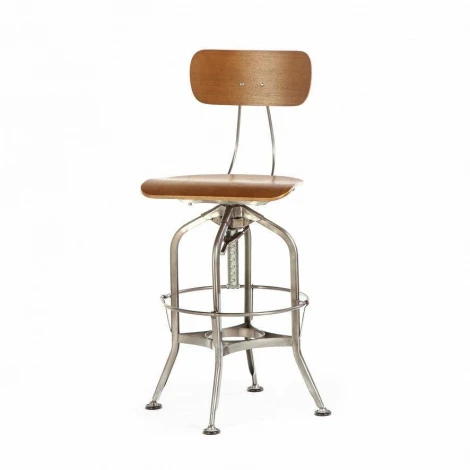 Барный стул Toledo Wood Бронза пушечная