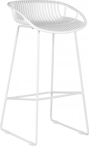 Стул барный DOBRIN FRANK (белый) 775APP-LMZL FRANK, цвет белый