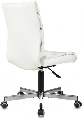 Кресло Бюрократ CH-320M белый эко.кожа крестов. металл черный пластик черный