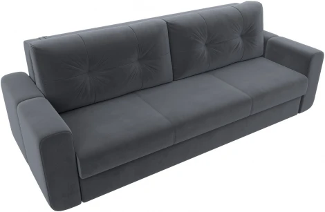 Диван прямой Лига-031 (Серый/Велюр) Лига Диванов арт.121258