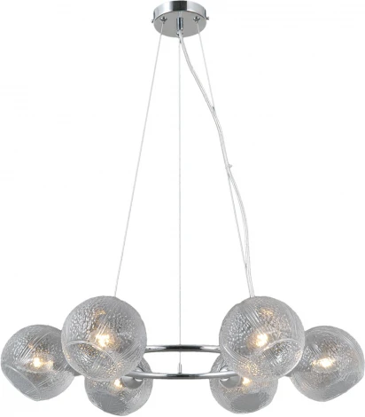 Подвесная люстра ILLUMICO IL0728-6PSQ-24 CR ARIES (220V, на тросе)