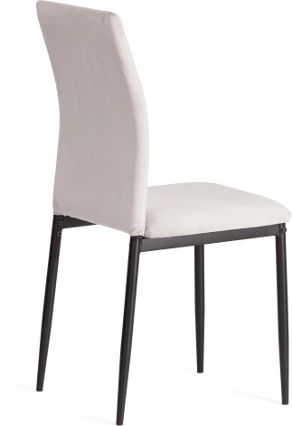Обеденный стул Tetchair CAPRI (Металл,Вельвет/Серый,Черный) 20552