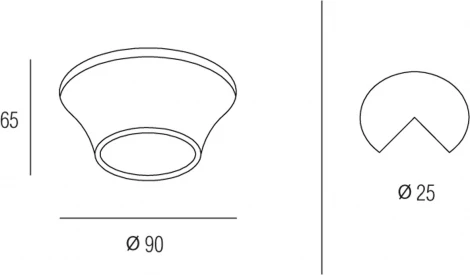 Накладной светильник Donolux Downlight N1596-Gold