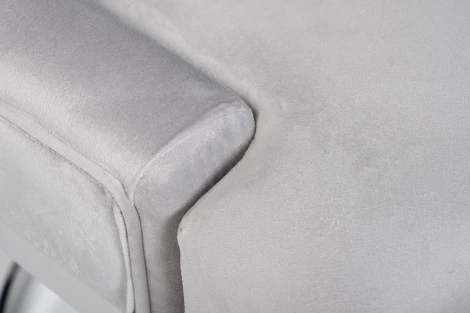 Обеденный стул Garda Decor 76AR-62105 (Хром/Светло-серый)