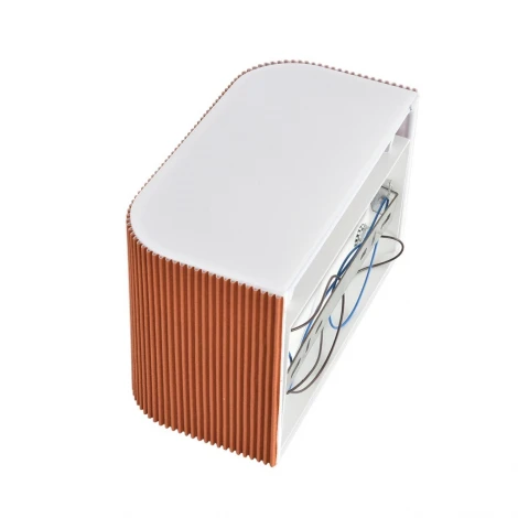 Настенный светильник Lumion Gofera 8329/2W белый/кирпичный, металл/текстиль/пластик E14 2*40W 220V