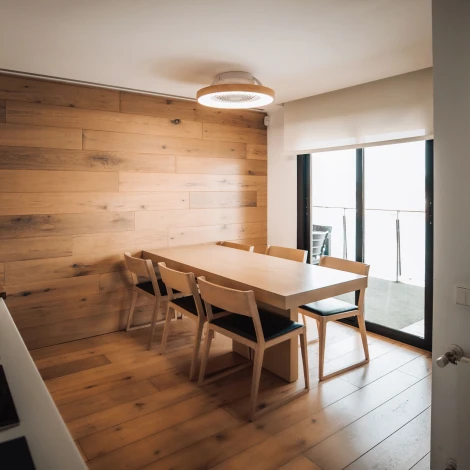 Потолочный светильник круглый с вентилятором Mantra Tibet 7126 (LED, 220V, диммер, пульт управления, свето-шумовой датчик, управление смартфоном, умный дом - Tuya Smart, круглые)