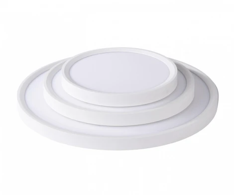 Потолочный светильник светодиодный Kink Light Медина 05623,01 белый d23 Led 18W