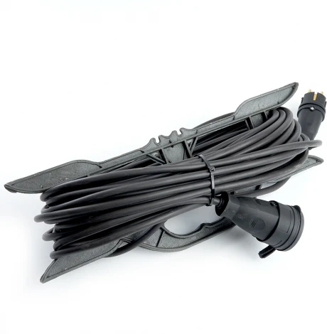 Удлинитель одноместный с заземлением 10 метров на рамке Stekker Professional 49046