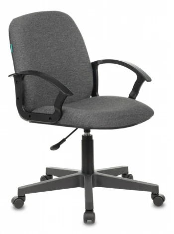 Кресло Бюрократ CH-808-LOW серый 3C1 низк.спин. крестовина пластик