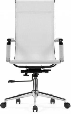 Компьютерное кресло для оператора Reus Woodville (Металл,Сетка,Нейлон/Белый,Хром) арт.15901