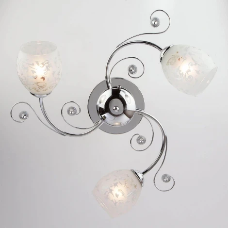 Потолочная люстра Eurosvet Roksana 9677/3 хром