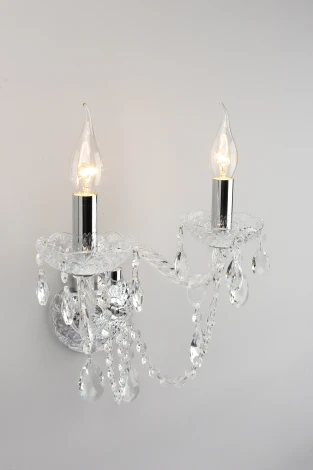 Бра Aployt Koletta APL.755.01.02 (220V, хрусталь, подвески, свеча)