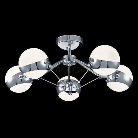 Потолочная люстра Freya Silvia FR5009CL-05CH (220V, шарики, молекулы)