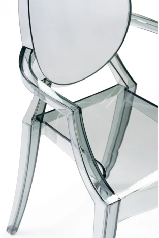 Пластиковый стул Woodville Luis gray 15441