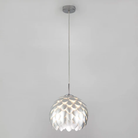 Подвесной светильник артишок 304/1 Bogate's Cedro серебро / хром (220V, на проводе)
