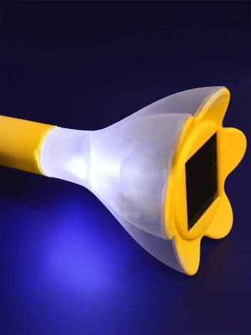 Грунтовый светильник на солнечной батарее Uniel USL-C-419/PT305 Yellow crocus (LED, цветы, IP44)